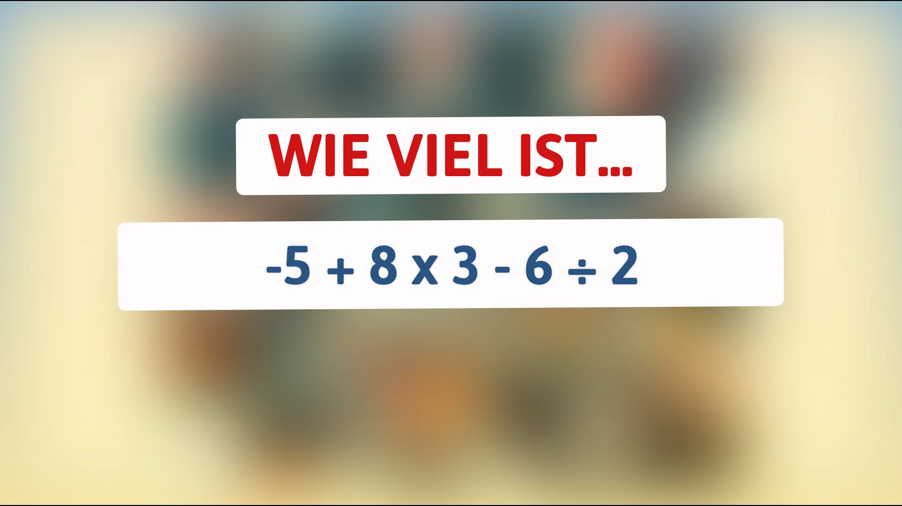 Bist du ein Mathe-Genie? Löse dieses scheinbar einfache Rätsel, das selbst die Klügsten herausfordert!"