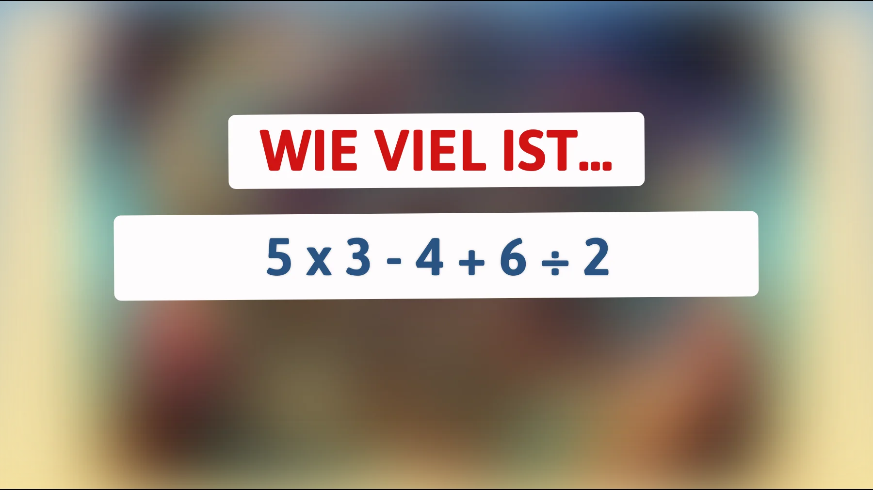 Dieses Rätsel kann nur ein Genie knacken: Wirst du es schaffen, das Geheimnis der Gleichung zu lüften?"