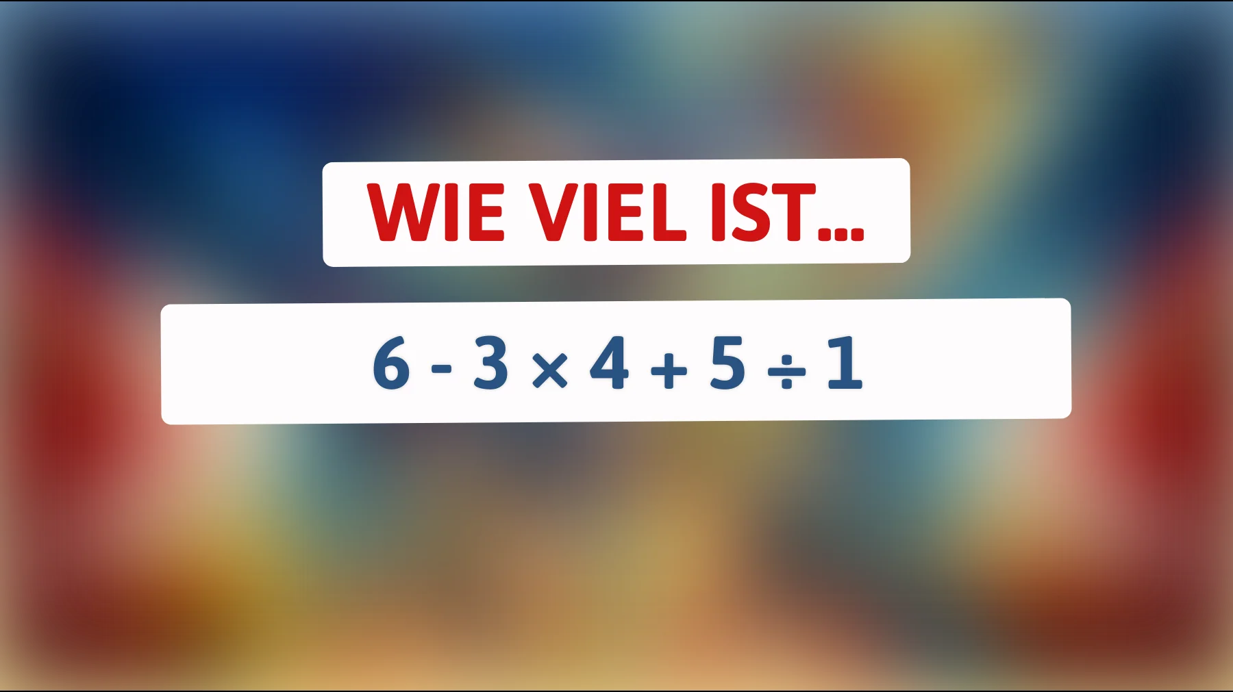 Nur 1% der Menschen können dieses mathematische Rätsel lösen: Bist du schlau genug, um die richtige Antwort zu finden?"