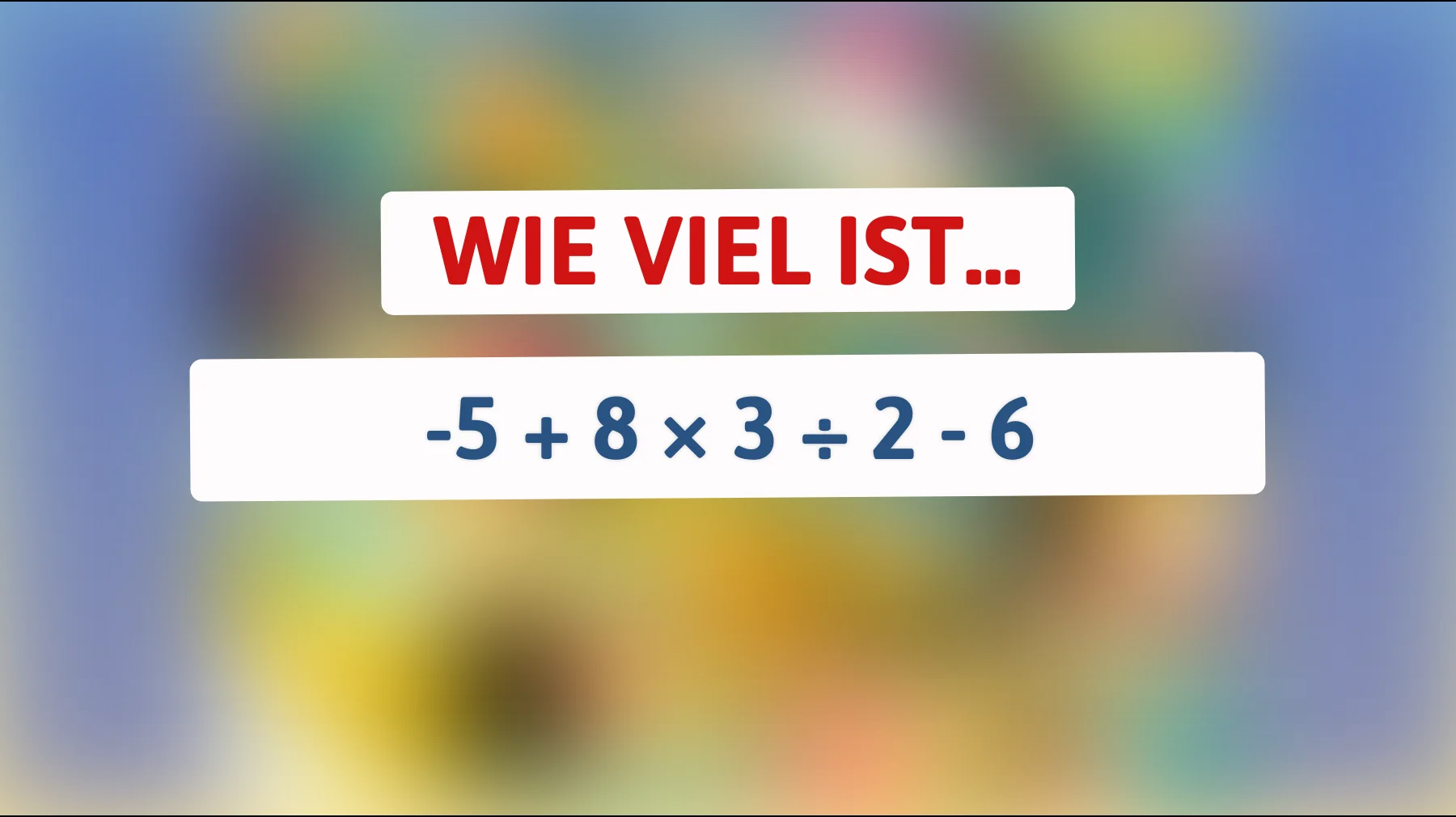 Nur die klügsten Köpfe lösen dieses Mathe-Rätsel - denkst du, du schaffst es?"