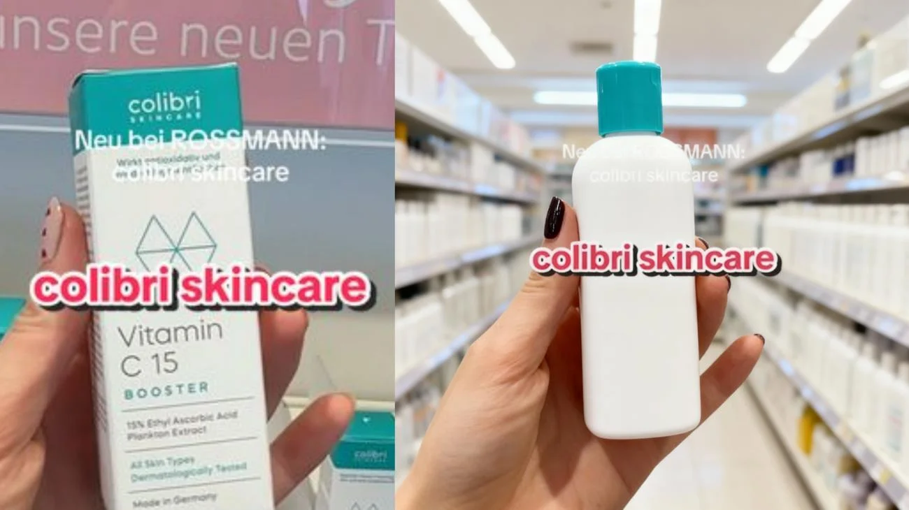 Schon entdeckt? 🤔 Die Ware kommt nach und nach in die Filialen. Es wird die Produkte nicht in allen Filialen geben. Schaut auf rossmann.de in den Filialfinder nach, ob es in eurer Filiale verfügbar ist! #colibriskincare #rossmann #skincare #drogerieneuheit"